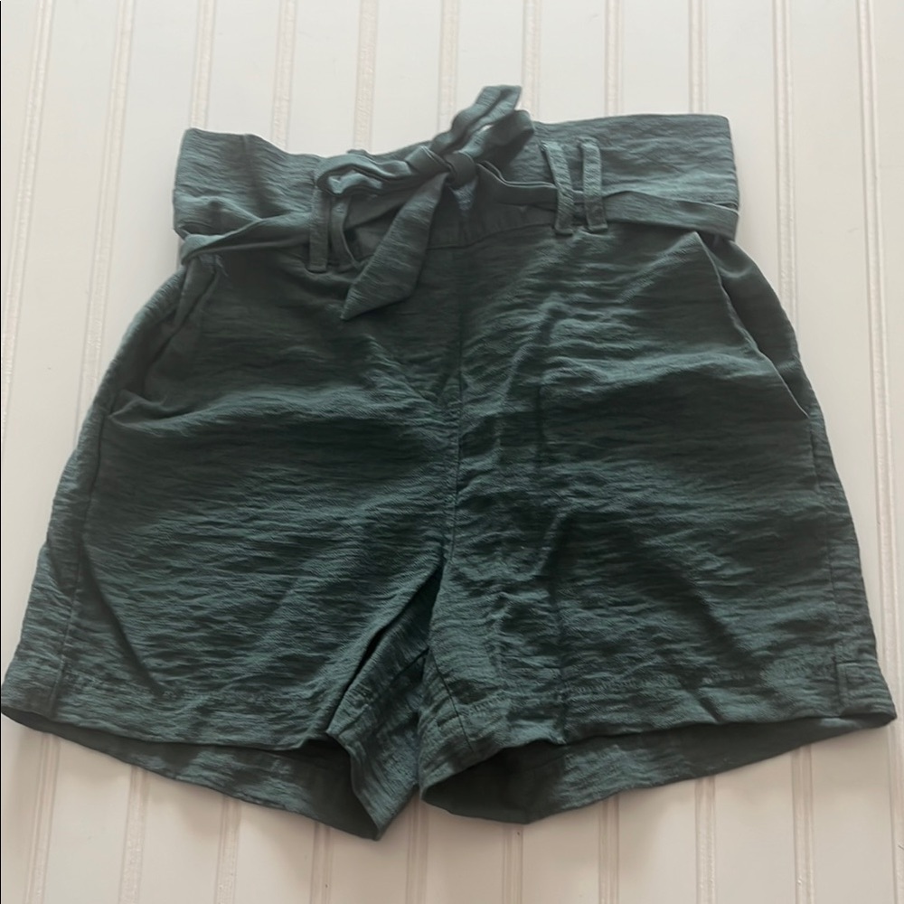 Maurices Green High Waist Shorts Casual Summer style women’s XSmall pull on